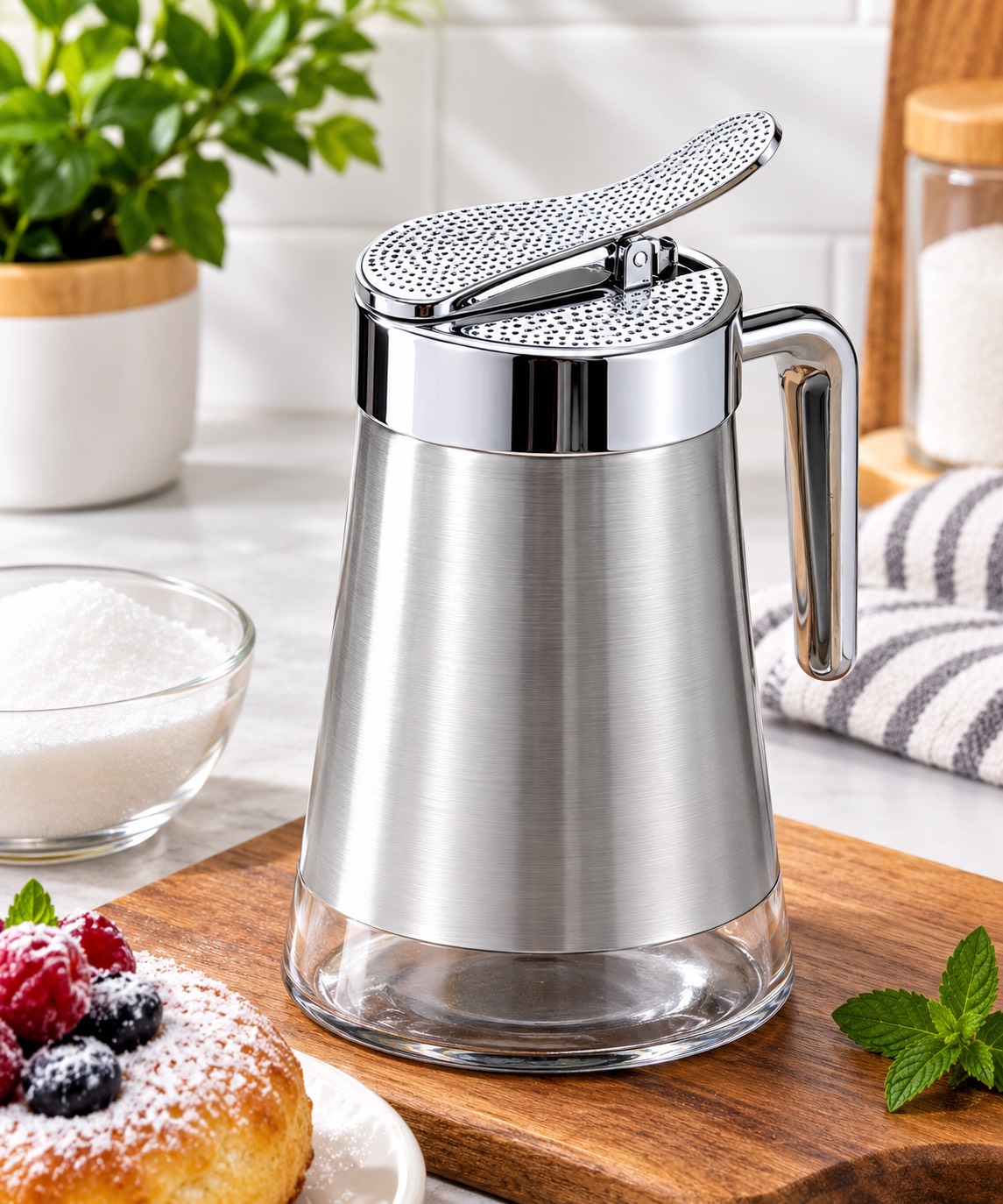 شکر پاش نقره ای کد21