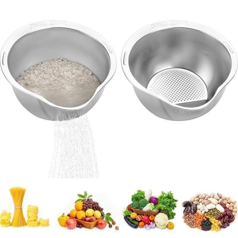 آبکش استیل برنج شور درجه 1 یونیک